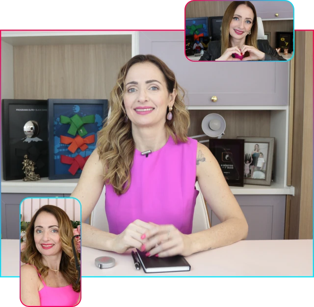 Vivianne Benini em atendimento com grupo de emagrecimento